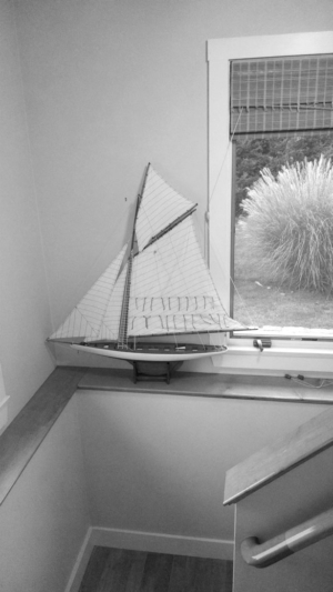 before & after stairwell interior design renovation