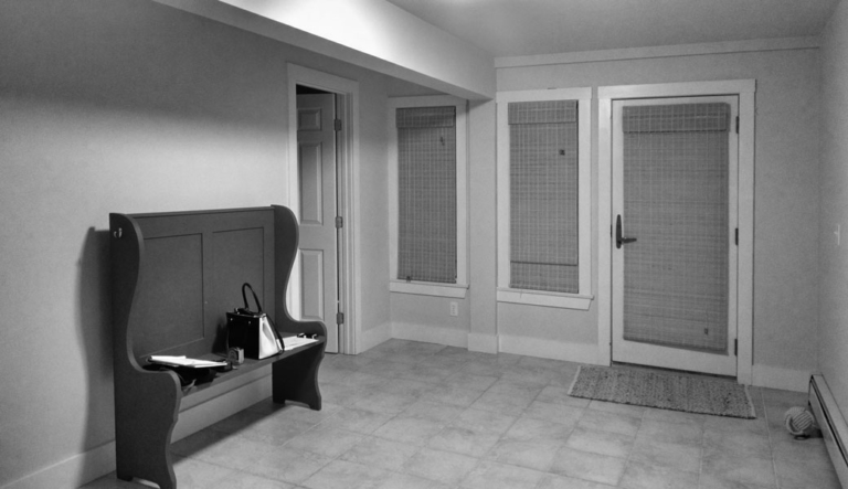 before & after living room interior design renovation