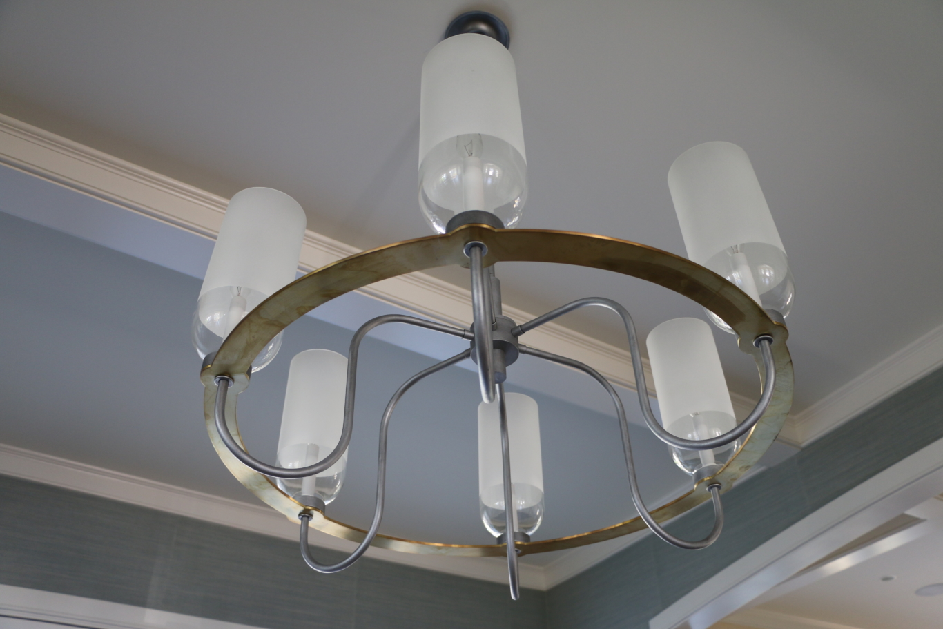 Clear Glass Dining Room Light Fixture