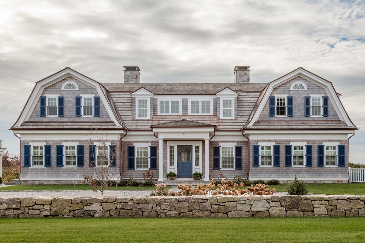 exterior of classic New England home