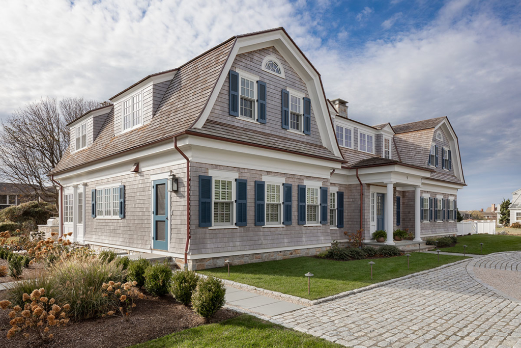 Exterior of a classic New England home