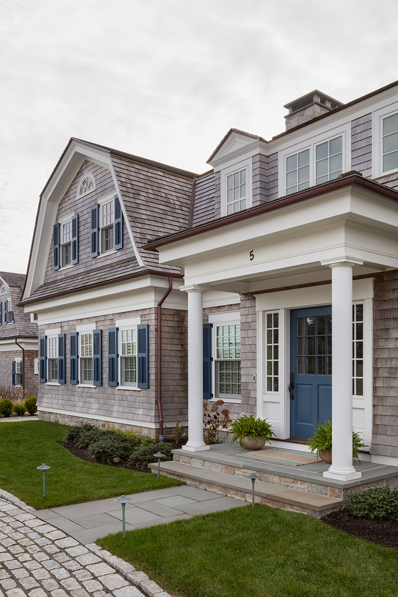 exterior of a classic new england home