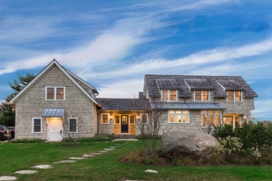 exterior of home on RI coast