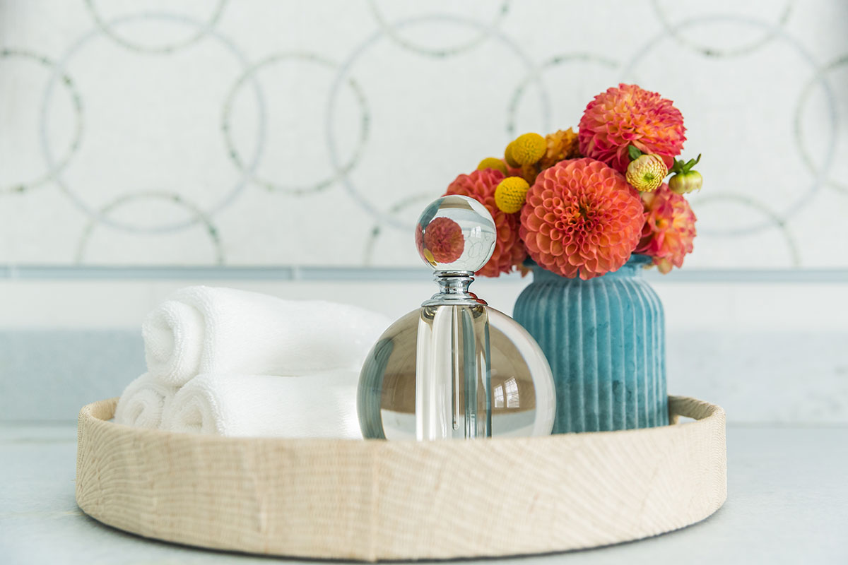 details in primary bathroom