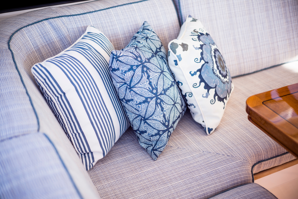 Sailing yacht Nakupenda interior, by Taste Design.