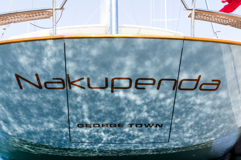 Sailing yacht Nakupenda interior, by Taste Design.