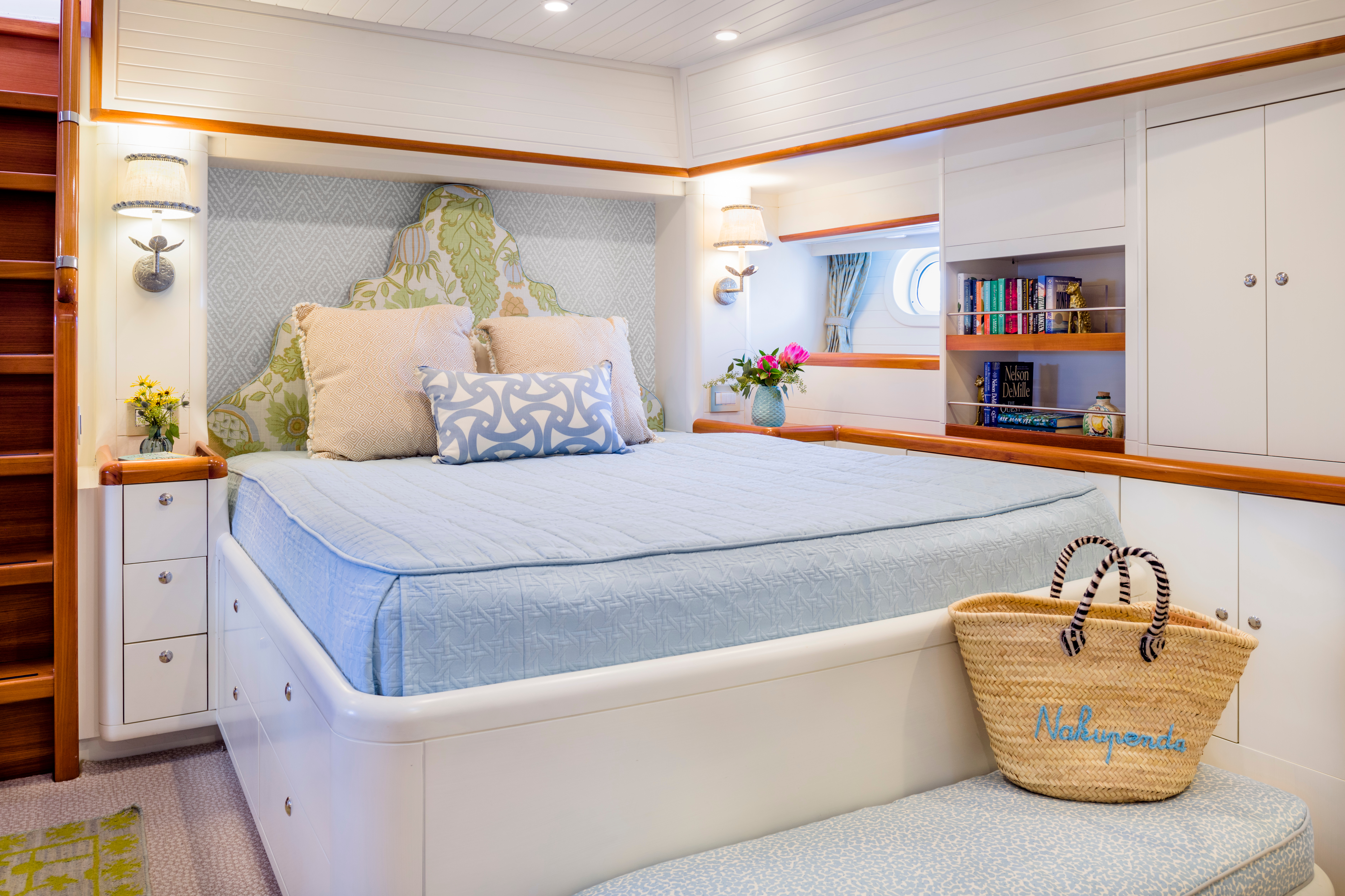 Sailing yacht Nakupenda interior, by Taste Design.