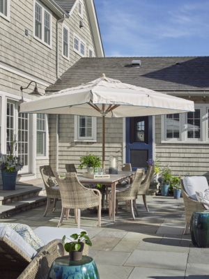 outdoor patio with furniture