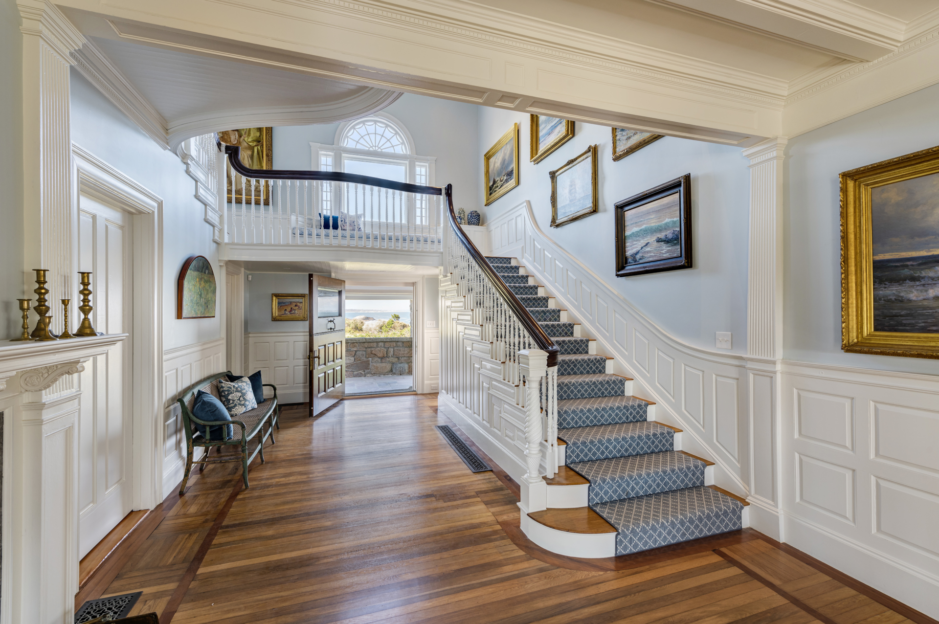 back entry and stairway