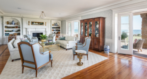 Seating area in living room