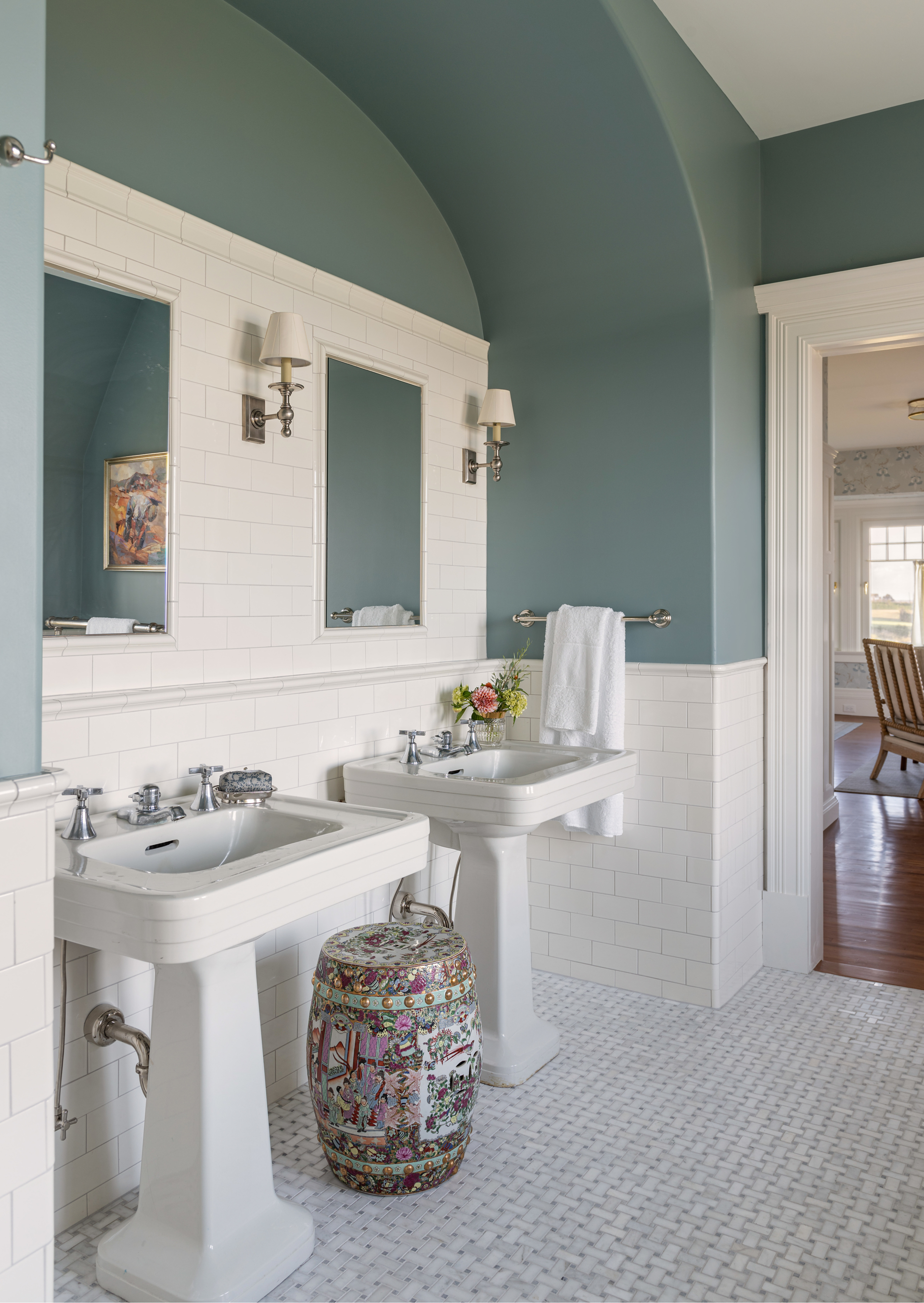 Primary bathroom double sink