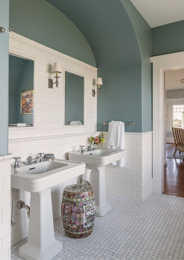 Primary bathroom double sink