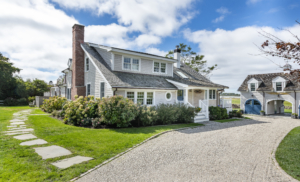 Exterior of a summer home in Little Compton, RI.