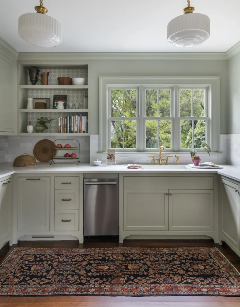 Kitchen butlers pantry in a Newport historic renovation project by Taste Design