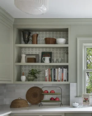 Kitchen butlers pantry in a Newport historic renovation project by Taste Design
