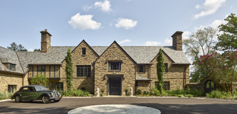 Front of an Irvine and Durham home in Gladwyne, PA