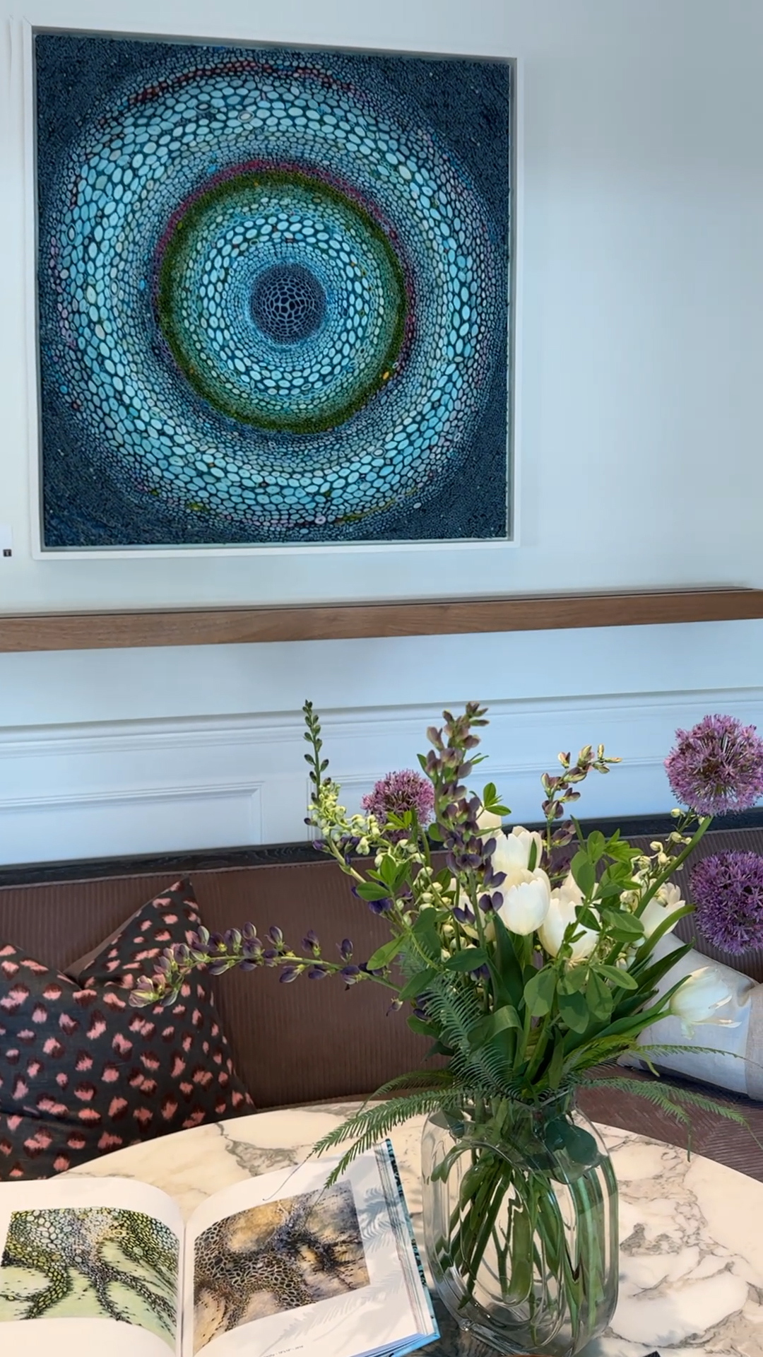 Amy Genser's artwork in the House of Taste