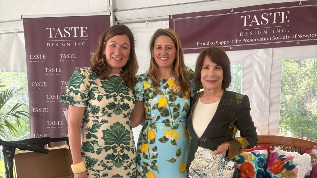 Patti Watson, Hadley Keller Lloyd, and Janice Parker at the Newport Flower Show